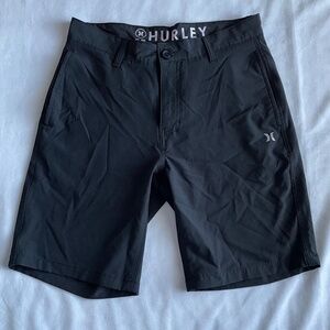 Hurley Hybrid Walkshorts Mens Swim Casual Shorts Size 30 Black Stretch